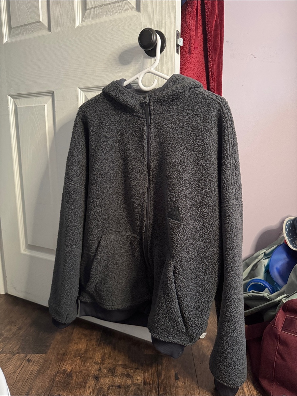 Men’s adidas sherpa jacket size medium